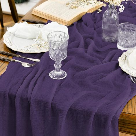 Chemin de table Artoid Mode 300 cm violet