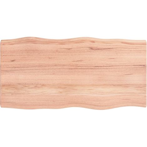 Dessus de table bois massif traité bordure assortie (1/5)