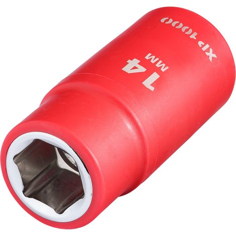 Draper 17761 XP1000 VDE Socket, 1/2"" Sq. Dr., 14mm (1/2)
