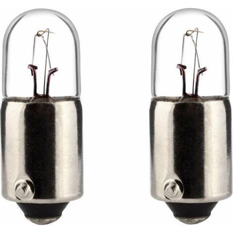 2x ampoule 12V 3W BA9S transparent voiture moto tracteur remorque éclairage universel lumière bricolage DIY remplacement