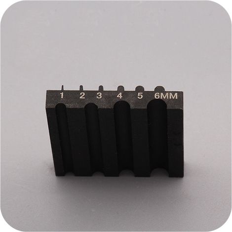 Affûteur Pour Outils De Maroquinerie - Bloc D’Affûtage En Acier Trempé - Pour Lames De Débordureur Et Rainureuse - Type A Ou B - 1 Pièce (1/5)