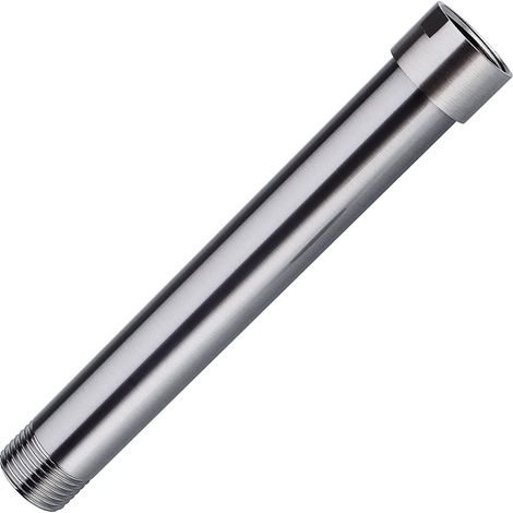 Bras d'extension pour pommeau de douche – Bras d'extension droit de 6 pouces en acier inoxydable, finition nickel brossé