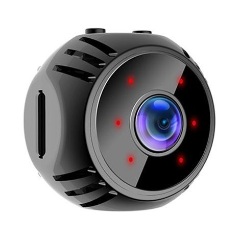 Mini caméra espion cachée HD 1080p - Petite caméra nounou portable HD avec vision nocturne et détection de mouvement - Batterie intégrée - Caméra de sécurité discrète pour la maison, le bureau, l'inté