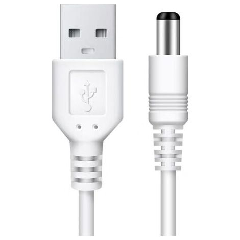 Câble d'alimentation USB vers 5 V CC de 1 m, câble de charge de rechange 5,5 x 2,5 mm DC (1/5)
