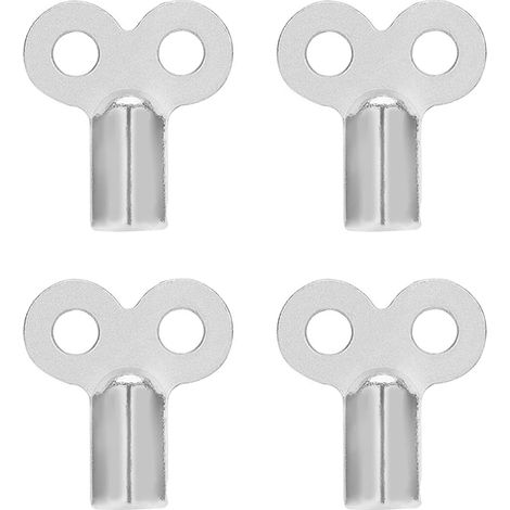 4 Pièces de Soupape d'Échappement de Clé de Ventilation de Radiateur En Aluminium Massif Carré 5 × 5 Mm Accessoires de Radiateur, Presque Adaptés à La Plupart des Radiateurs (1/3)