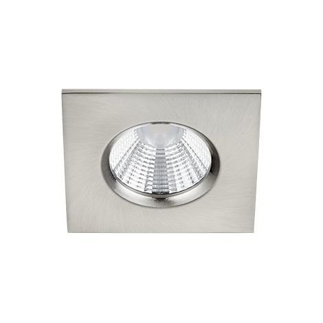 Foco Empotrable Cuadrado Zagros Led Niquel 5W IP65 8x8 cm Trio Lighting (1/3)