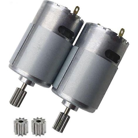 Universal 550 15000RPM Motor RS550 12V Motorzubehör, geeignet für Ersatzteile für elektrische Kinderautos (FMY), silber.