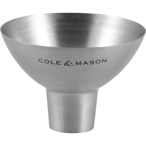 Cole & Mason H611928CS Dover Imbuti in acciaio inox, Imbuto da Cucina in Acciaio Inox per Riempire Macinini Sale e Pepe, Macinaspezie, Barattoli di Spezie, Bottiglie di Olio e Aceto (1/5)