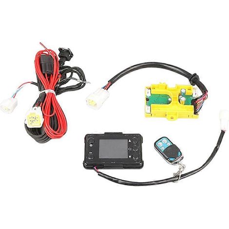 Universelles 12-V-Auto-Luftheizungs-Steuer-Motherboard mit LCD-Schalter und Kabelbaum (1/5)