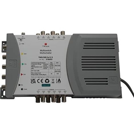 Commutateur multiswitch Triax TMS-5/12S 5 entrées 12 sorties (1/3)