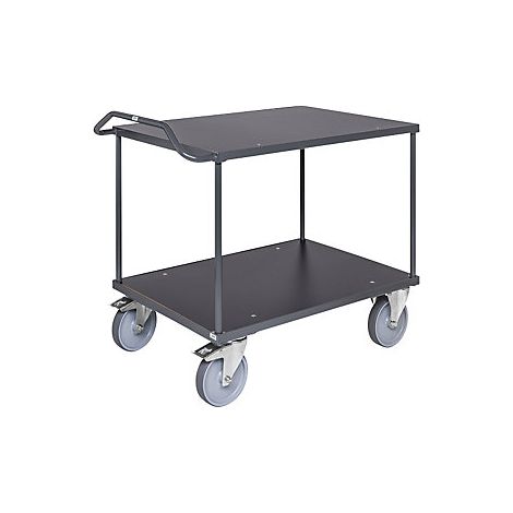 Mesa rodante ERGO  2 pisos  L x A x H 1110 x 700 x 965 mm