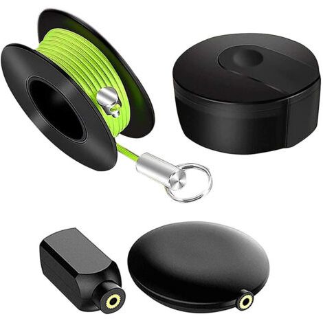 DEESSE SHOP-Extracteur MagnéTique,Outil D'Extraction De Fil,SystèMe De Traction De Fil De Bande De Poisson,Outils De PêChe De Fil De CâBle MéTallique Kit De Bande De Poisson éLectrique Coaxial A (1/5)