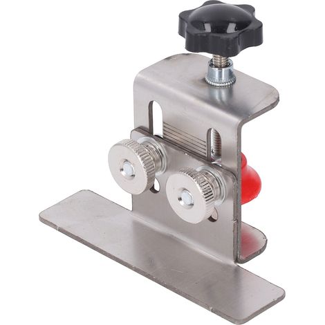 Positionneur de montage en acier inoxydable à serrage 0-36 mm pour porte d'armoire