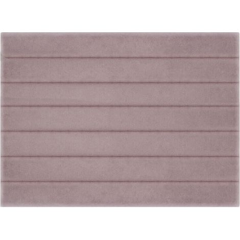 Tête de lit capitonnée en velours Africa Mauve rose - 90 lit