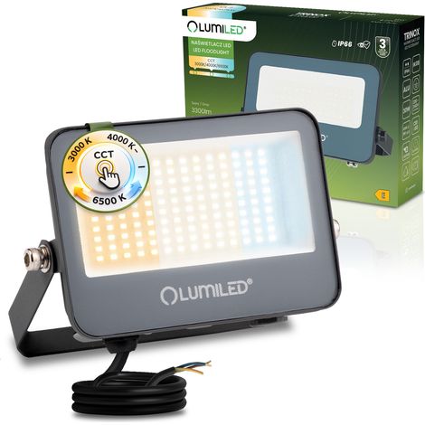 Faro LED Trinox 30W 3300lm CCT IP66 Grigio lumiled (1/5)