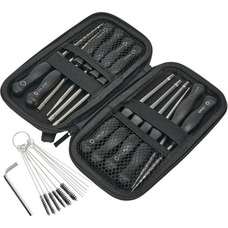 Kit de tournevis de réglage de pour outils électriques à 2 temps avec 12 tournevis interchangeables et composants de nettoyage intégrés (1/5)