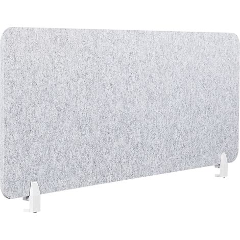 Pannello Divisorio Fonoassorbente in PET 160 x 50 cm Grigio Wally (1/5)