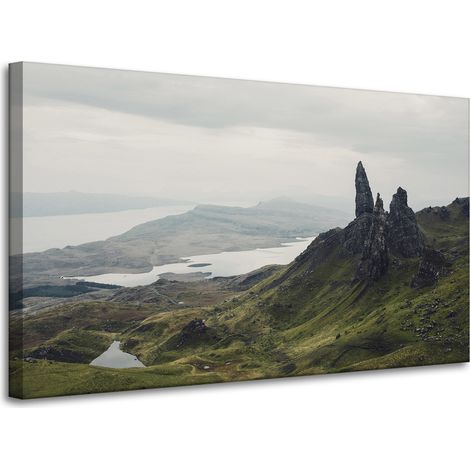 Leinwanddruck Natur Berggipfel 100x60 cm