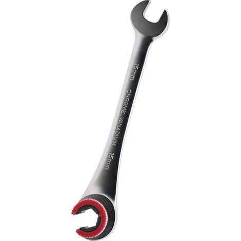 JBM10741 Llave de trinquete con cabezal abierto de 15 mm