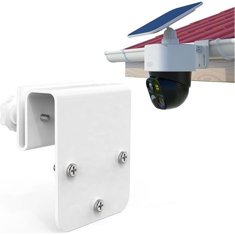 Support de gouttière pour caméra Eufy SoloCam S340/SoloCam E30/SoloCam E42/S340/4G LTE Cam S330, 1 unité (1/5)