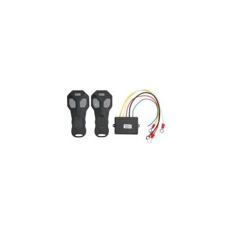 Kit de télécommande sans fil pour treuil avec indicateur, portée de 23 m (75 pi), 12 V, anti-interférences, universel pour véhicules (1/4)