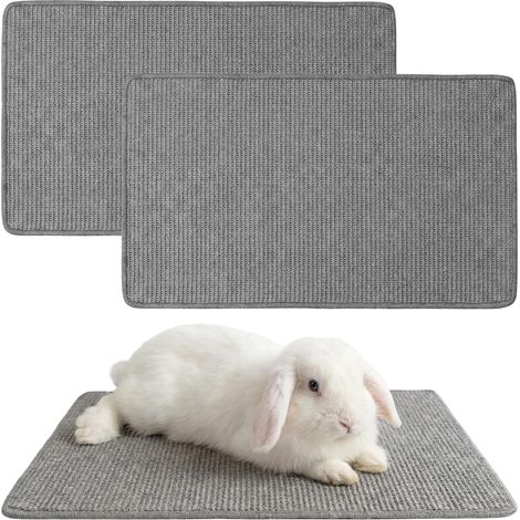 2 Scratching Mats for Rabbits, Sisal Mats for Cages (1/5)