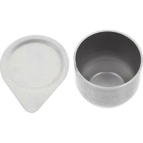Modèles métalliques, fusion des métaux, incluant creuset, outil pour laboratoire scientifique, godet de coulée en aluminium, accessoires de coulée de métaux-5.7X4CM-Silver (1/2)