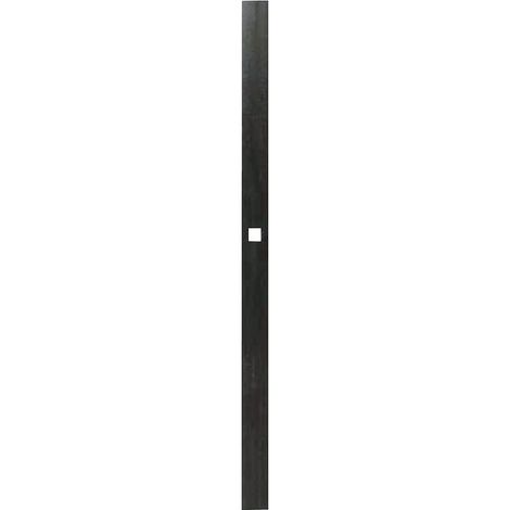 Tige plate éco 2540mm cataphorèse noir - TORBEL - 610254