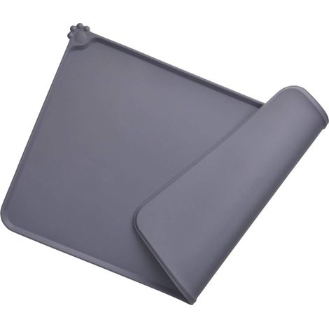 Tapis Pour Gamelle - Silicone Alimentaire - Antidérapant Et Imperméable - 47 x 30 cm - Pour Chiens Chats Et Petits Animaux - 1 Pièce (1/5)