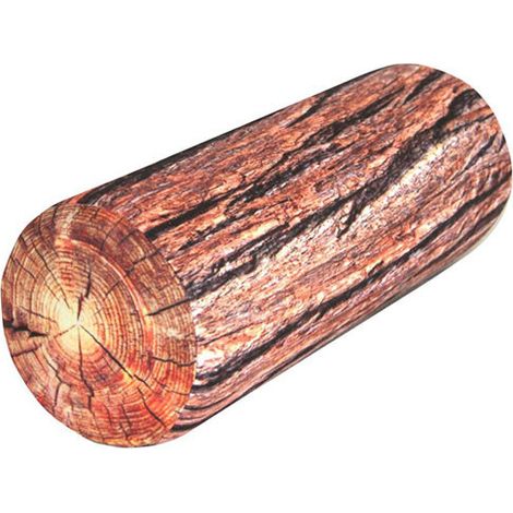 Reha-Kissen mit Akazienrolle, Ø 15 x 40 cm – Samt, Memory-Schaum, zur Unterstützung von Nacken und Rücken, Bertoni (1/3)