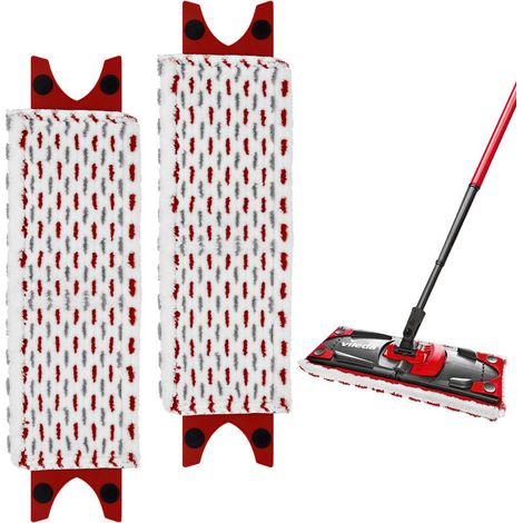 5 Pack for Vileda UltraMax Mop Pad Refill Kit, Ultra Large Microfiber Mop Pad Cover for All Hard Floors for Washing Machine