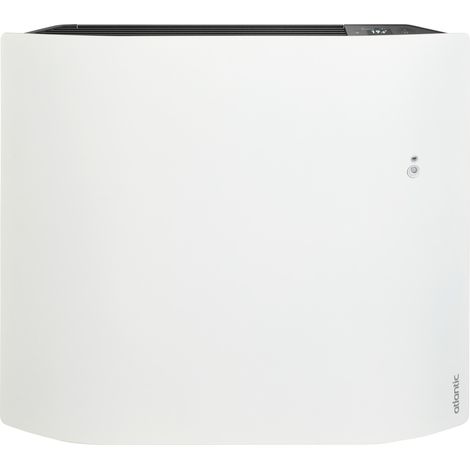 Atlantic – Radiateur à inertie 1000 W 507624 – Horizontal gris – Corps en fonte – Fonction lumineuse – 3 modes de fonctionnement – Digital