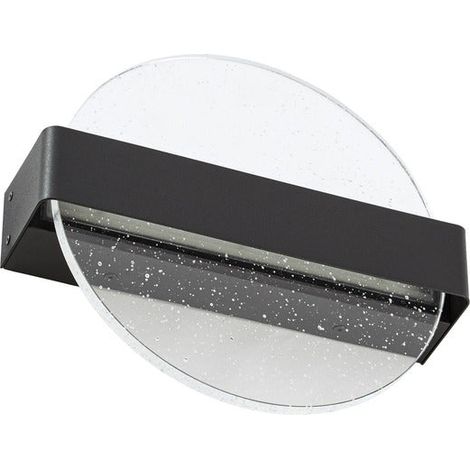 [GEBRAUCHT] B-Ware Lucande Wandleuchte Narkelo Wandlampe LED schwarz klar CCT IP44 Außenleuchte (1/2)