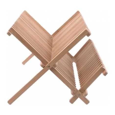 Égouttoir à vaisselle - SECRET DE GOURMET - Deux étages - 34 assiettes - 42cm x 33cm x 25cm