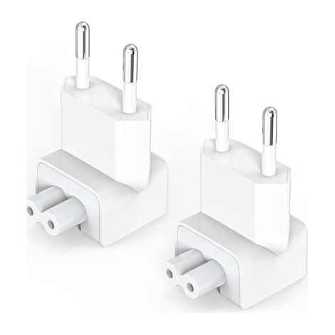Deux adaptateurs secteur inclus, compatibles avec les chargeurs Apple MacBook et les adaptateurs secteur. (1/5)