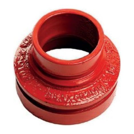 Riduzione concentrica scanalata in ghisa duttile - Misura: 114,3 mm - 76,1 mm (4" - 2"1/2)