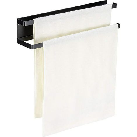 Porte-serviettes magnétique, porte-serviettes en papier, porte-serviettes mural magnétique adhésif pour cuisine salle de bain (1/5)