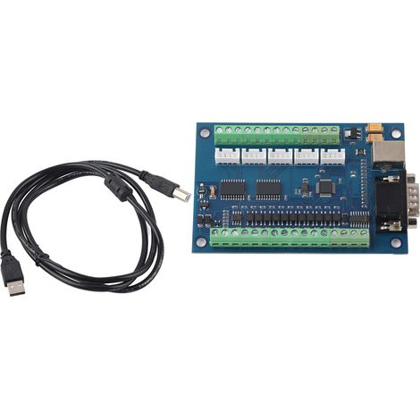 Carte contrôleur de mouvement USB 5 axes 100 kHz pour gravure CNC 12-24 V