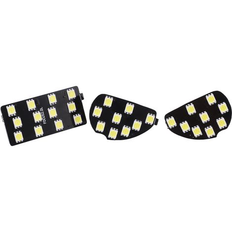 Lot de 3 lampes de lecture intérieures pour voiture, plafonnier, 30 LED blanches 12V, remplacement pour Ford Focus MK2 2007-2014 (1/5)