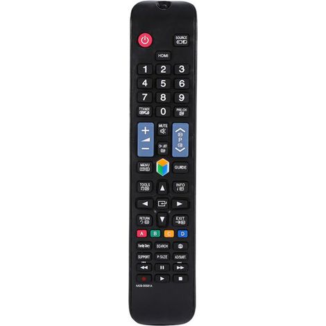 Télécommande universelle de remplacement pour téléviseur intelligent Samsung (noire) (1/5)