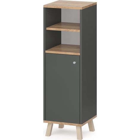 Midischrank Senyo, Anthrazit, 30 x 95 cm, Vicco