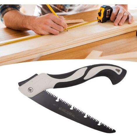 Scie Pliante Manuelle Rapide 260mm pour Bricolage et Jardinage Idéale pour le Bois et les Petits Travaux (1/2)