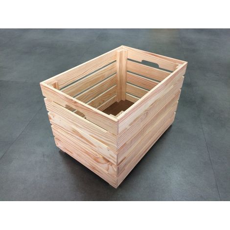 Cassa Creabox in legno di pino grezzo, 50 x 35 x 35 cm SANS MARQUE