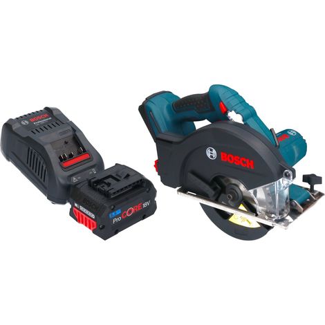 Bosch GKM 18V-50 Sega circolare professionale a batteria per metalli 18 V 136 mm brushless + 1x batteria ProCORE 5,5 Ah + caricabatterie