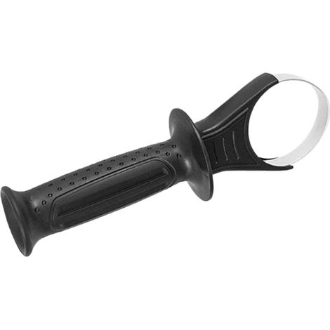 Poignée de maintien pour marteau perforateur - Poignée réglable 59-65 mm - Pour burineur et perceuse à percussion - Antidérapant - Noir (1/5)