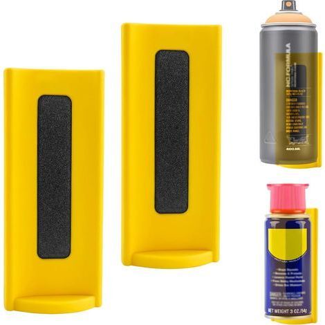 Lot de 2 supports magnétiques pour aérosol, boîte à outils, support mural pour garage, boîte à outils, espace de travail (1/5)