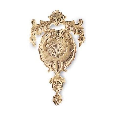 Fregio in Pasta di Legno per Arredo e Restauro 185x315mm 4346