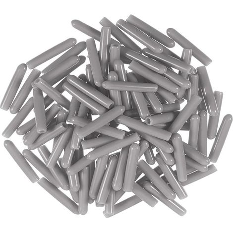 Capuchons pour lave-vaisselle Panier,100 pcs Capuchon du lave-vaisselle Capuchons pour Dents Dans Lave-vaisselle Paniers en PVC Universelle Broches de Protection Antirouille et Anti-rayures Gris (1/5)