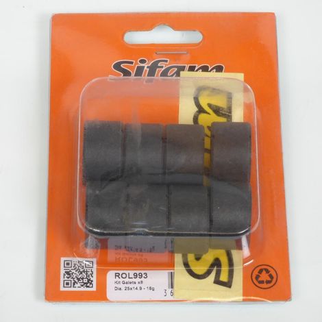 Galet rouleau de variateur Sifam pour Scooter Yamaha 530 Xp T-Max (1/2)