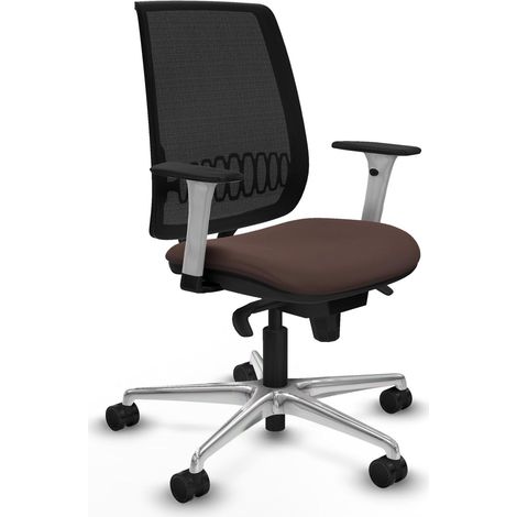 Silla de oficina piqueras y crespo Alares negra similpiel (1/2)